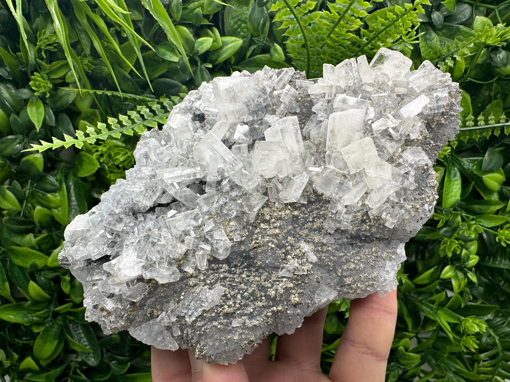 Large Barite Marcasite Cluster on Chalcedony - Androvo Mine, Bulgaria