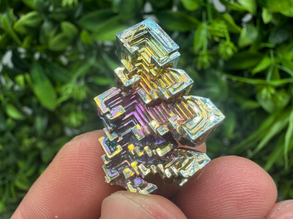 Rainbow Bismuth Crystal: Rare Gemstone Specimen,wholesale Bismuth
