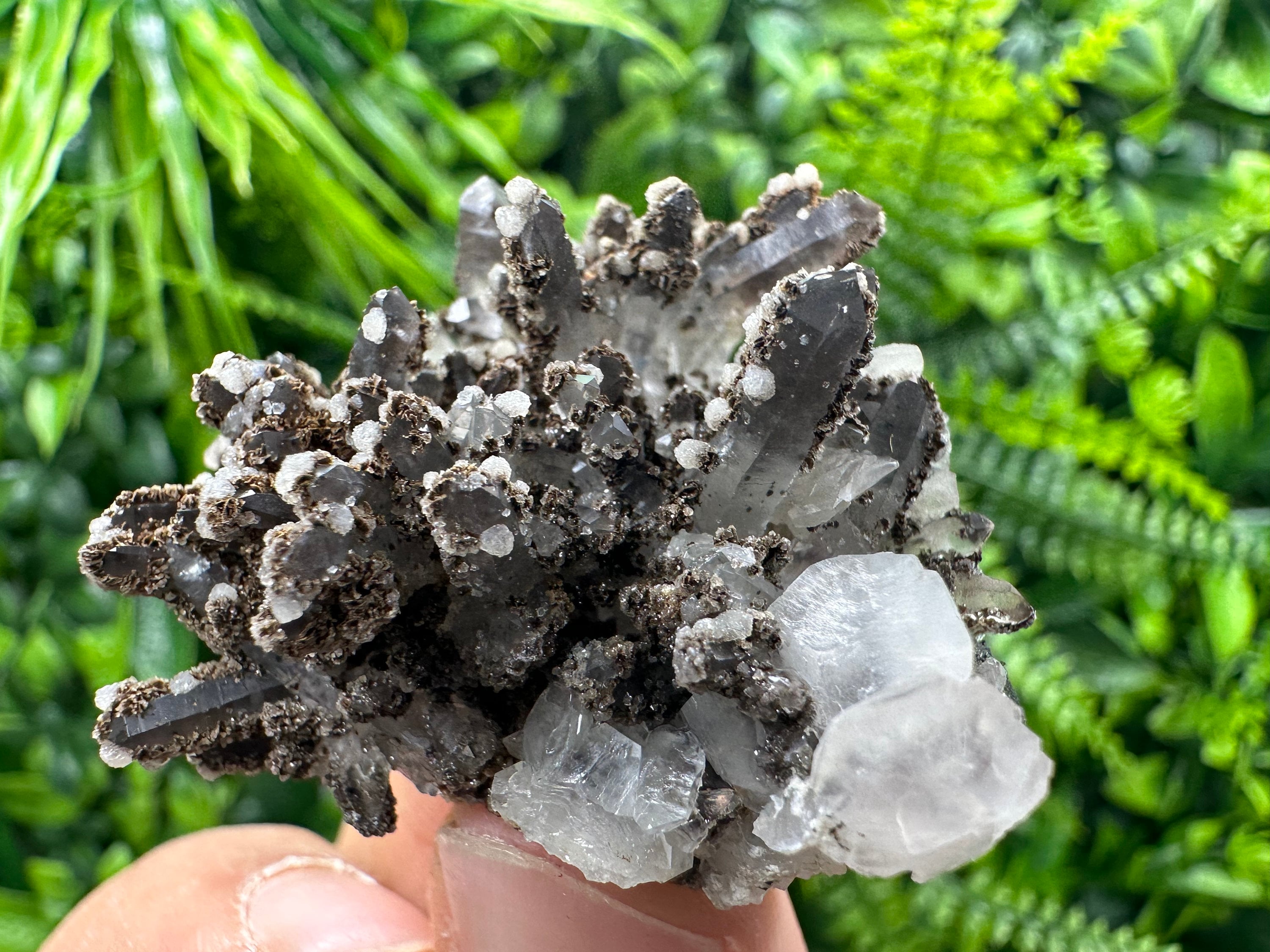 Quartz with Calcite: Bulgarian Crystal Home Decor Stone