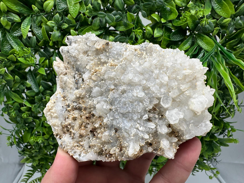 Quartz Calcite Chalcopyrite Specimen: Krushev Dol Mine, Bulgaria
