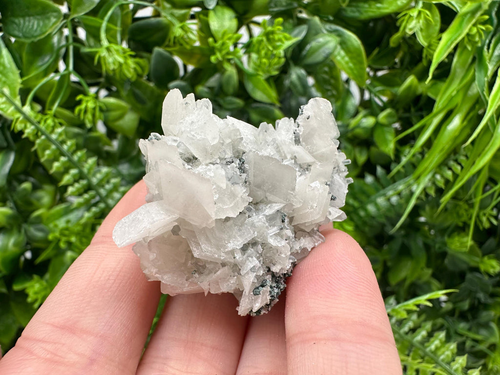 Quartz Calcite on Chlorite Matrix, Borieva Mine Mineral Specimen