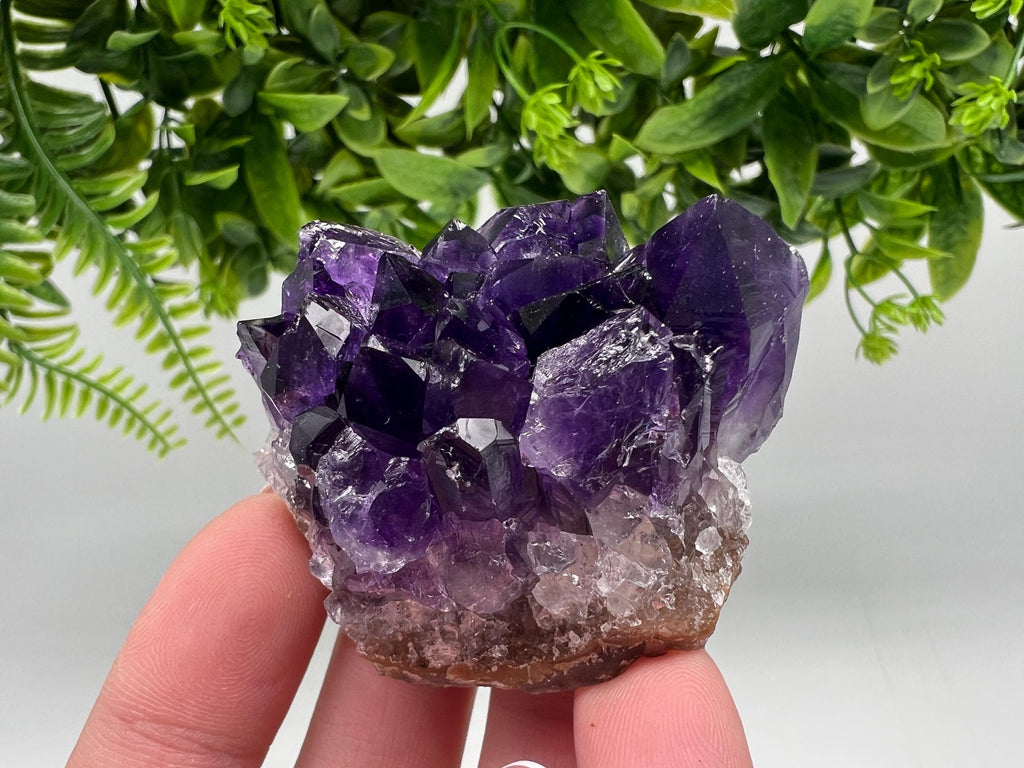 Uruguay Amethyst Crystal: Purple Quartz Home Decor, Energy Stone