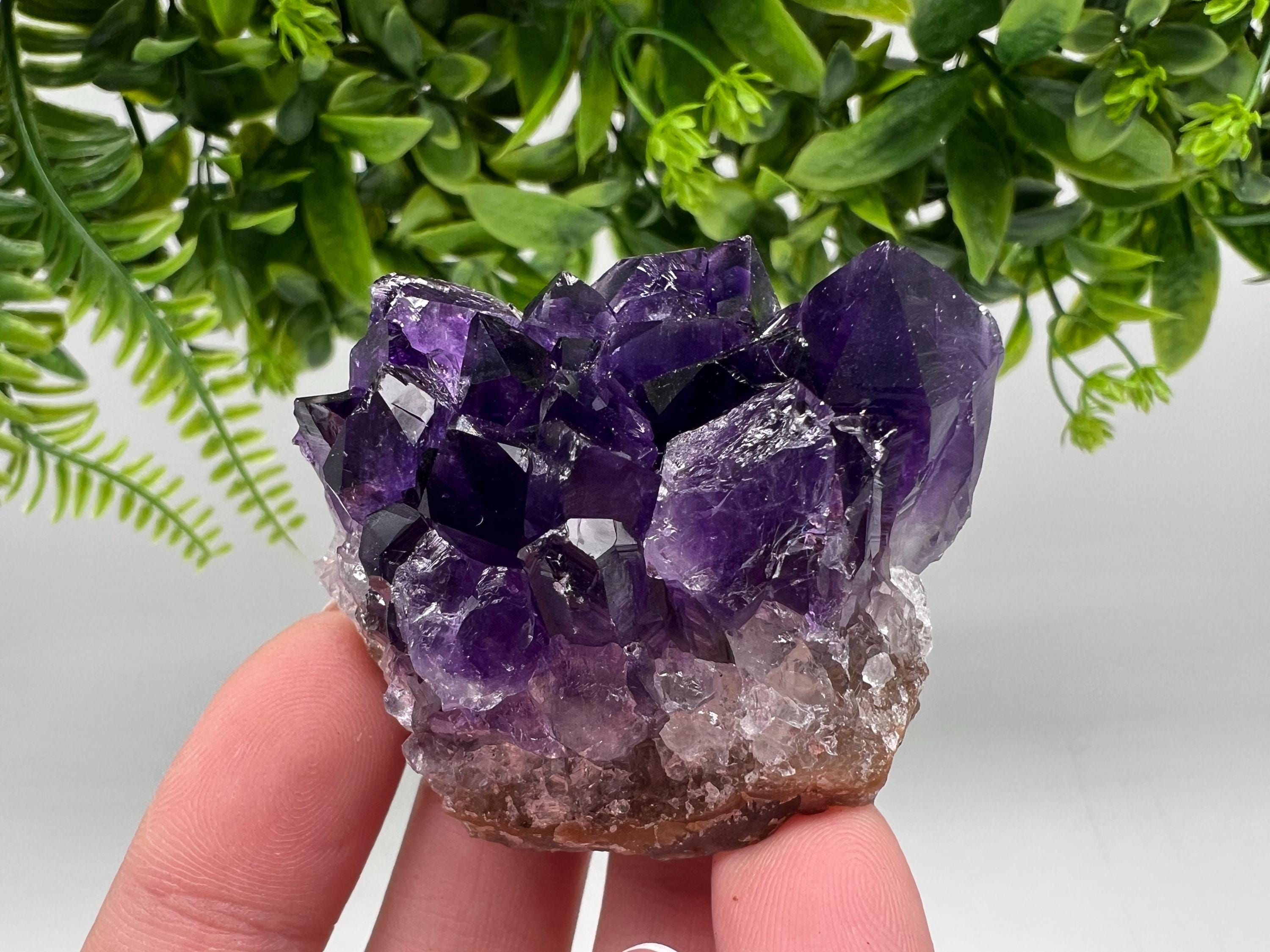 Uruguay Amethyst Crystal: Purple Quartz Home Decor, Energy Stone