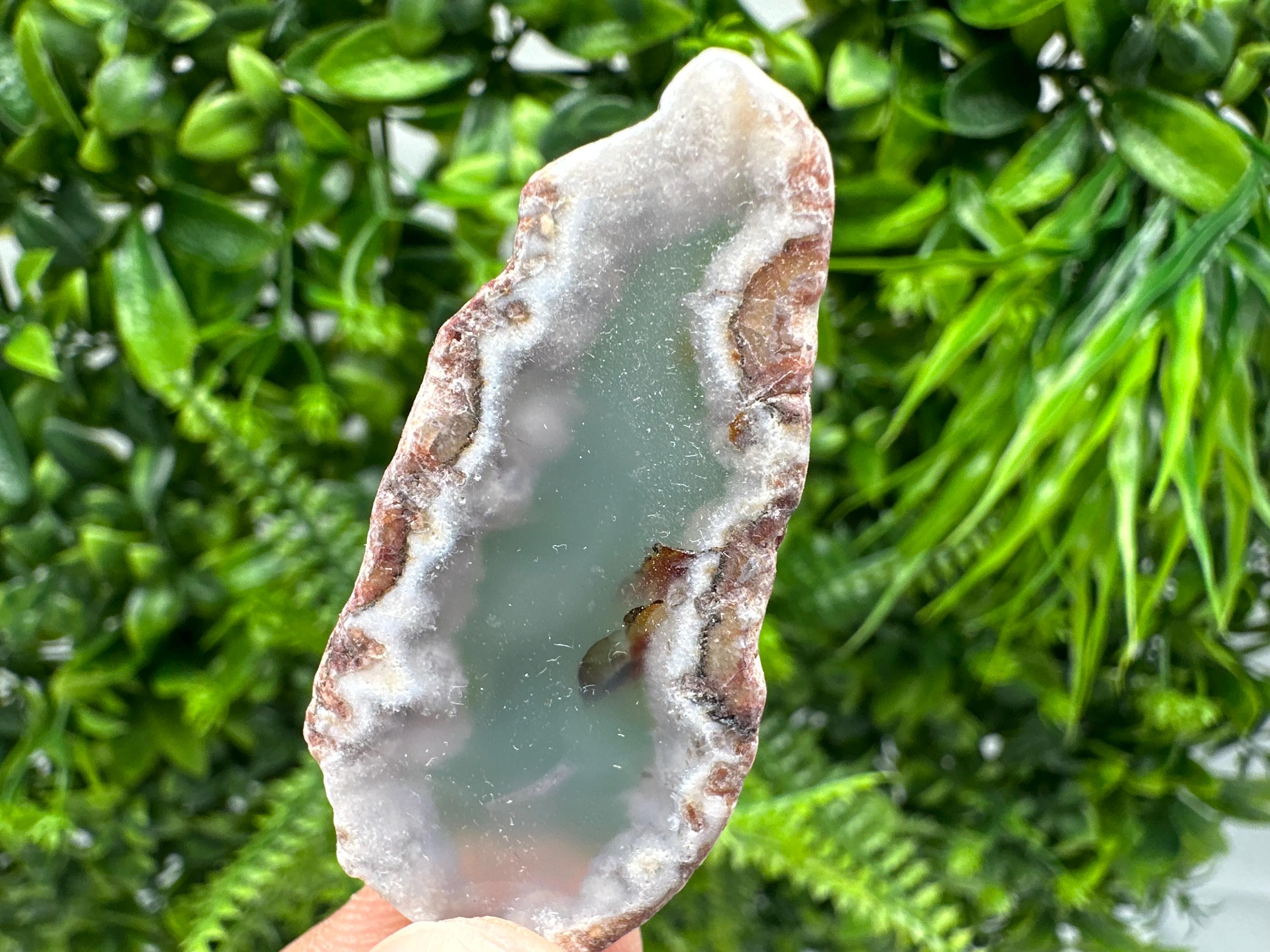 Polished Agate Slice: Spiritual Healing Crystal Coaster (2.5/5cm)