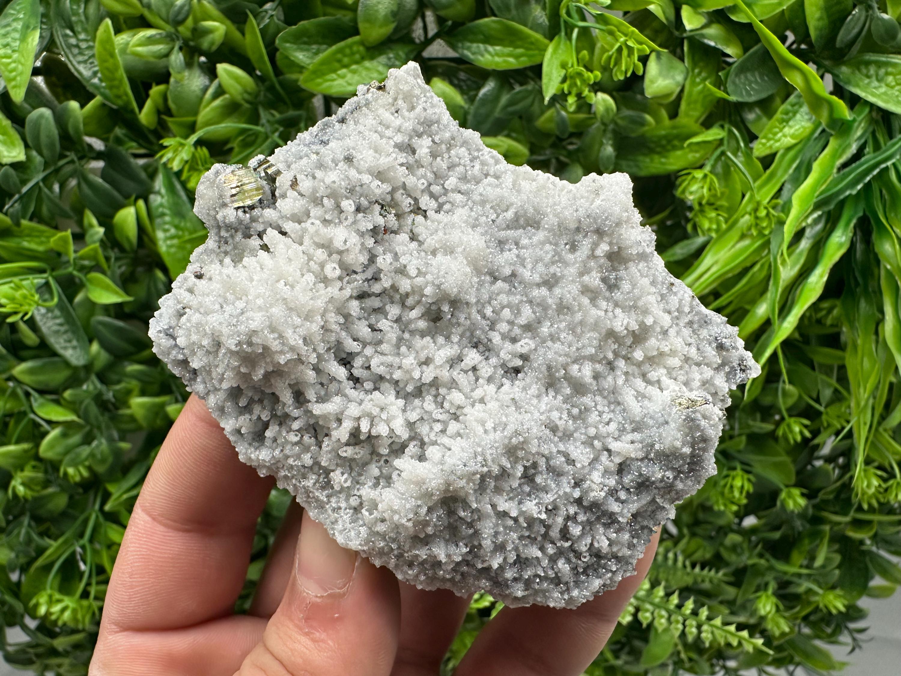 Pyrite Sphalerite Quartz Calcite Mineral Specimen, Krushev dol Mine