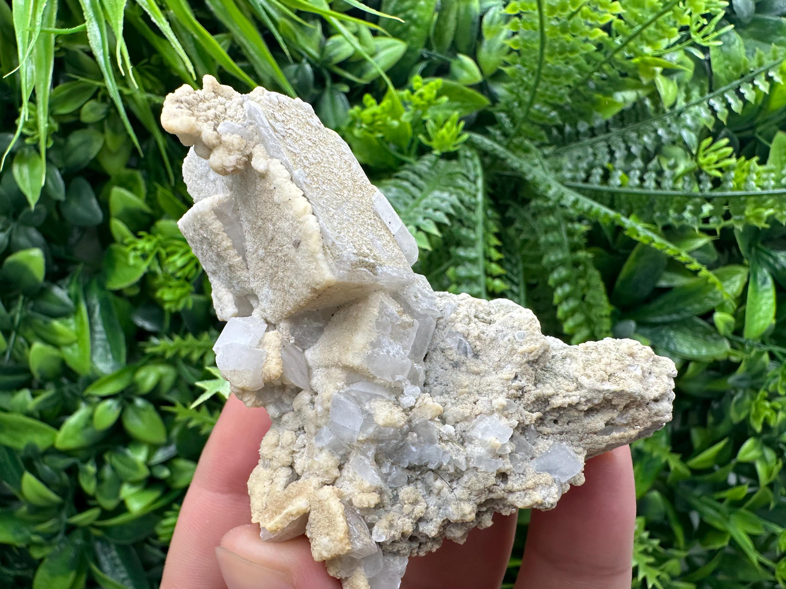 Bulgarian Calcite Specimen, Krushev Dol Mine, Two Generations Crystal