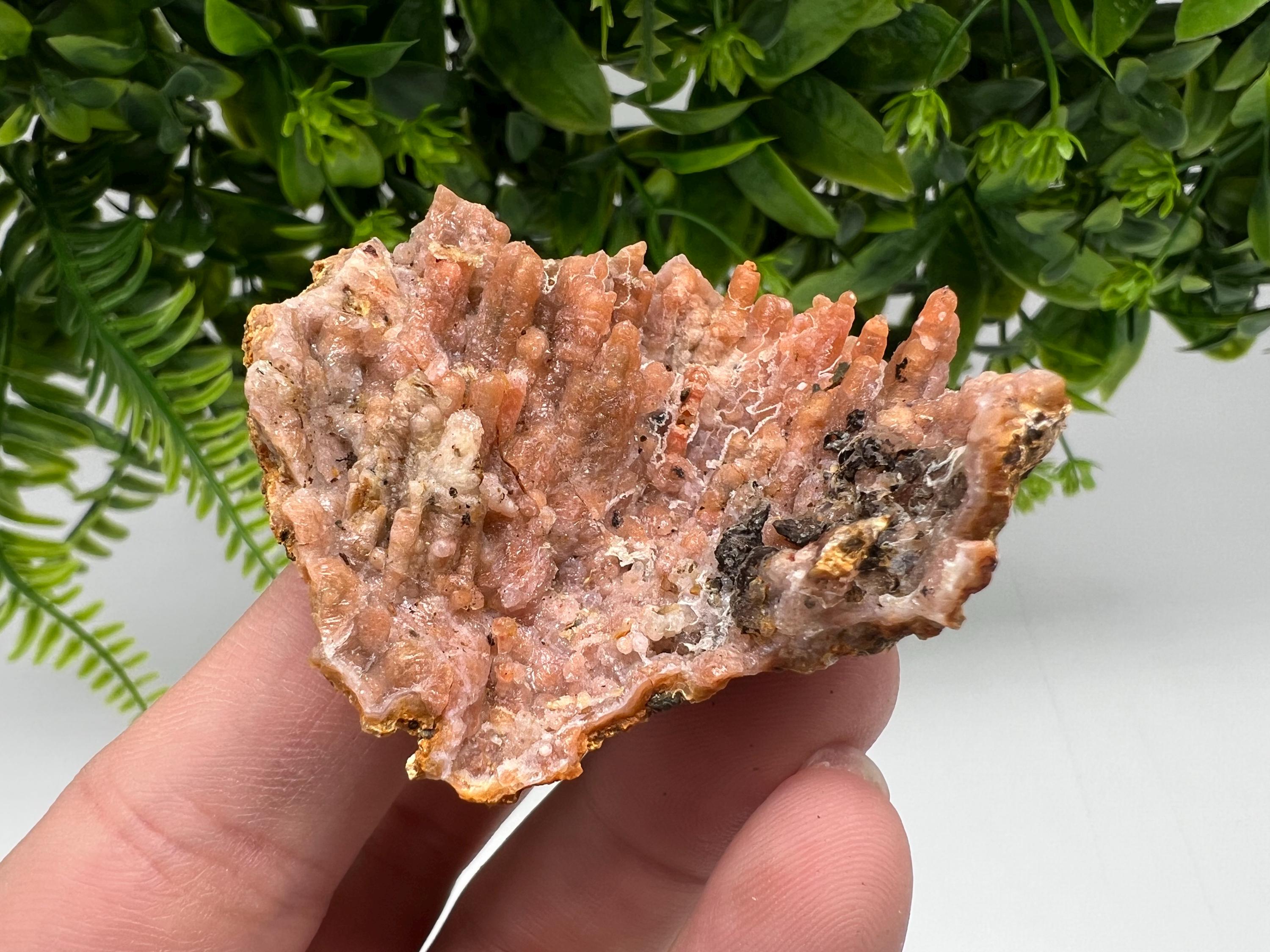 Moroccan Red Chalcedony Crystal Specimen, Rare Minerals