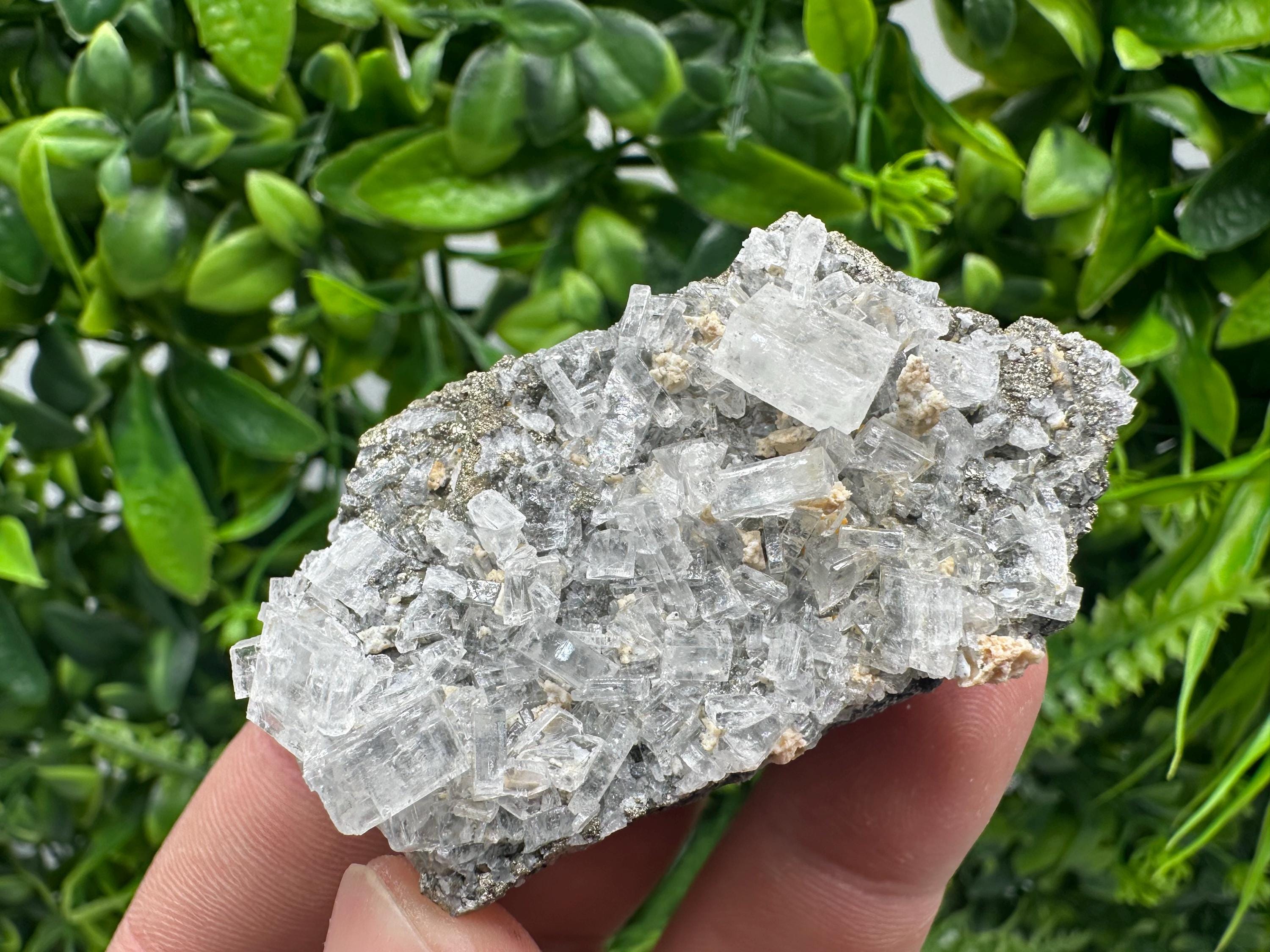 Large Barite Cluster with Marcasite on Chalcedony - Androvo Mine, Bulgaria