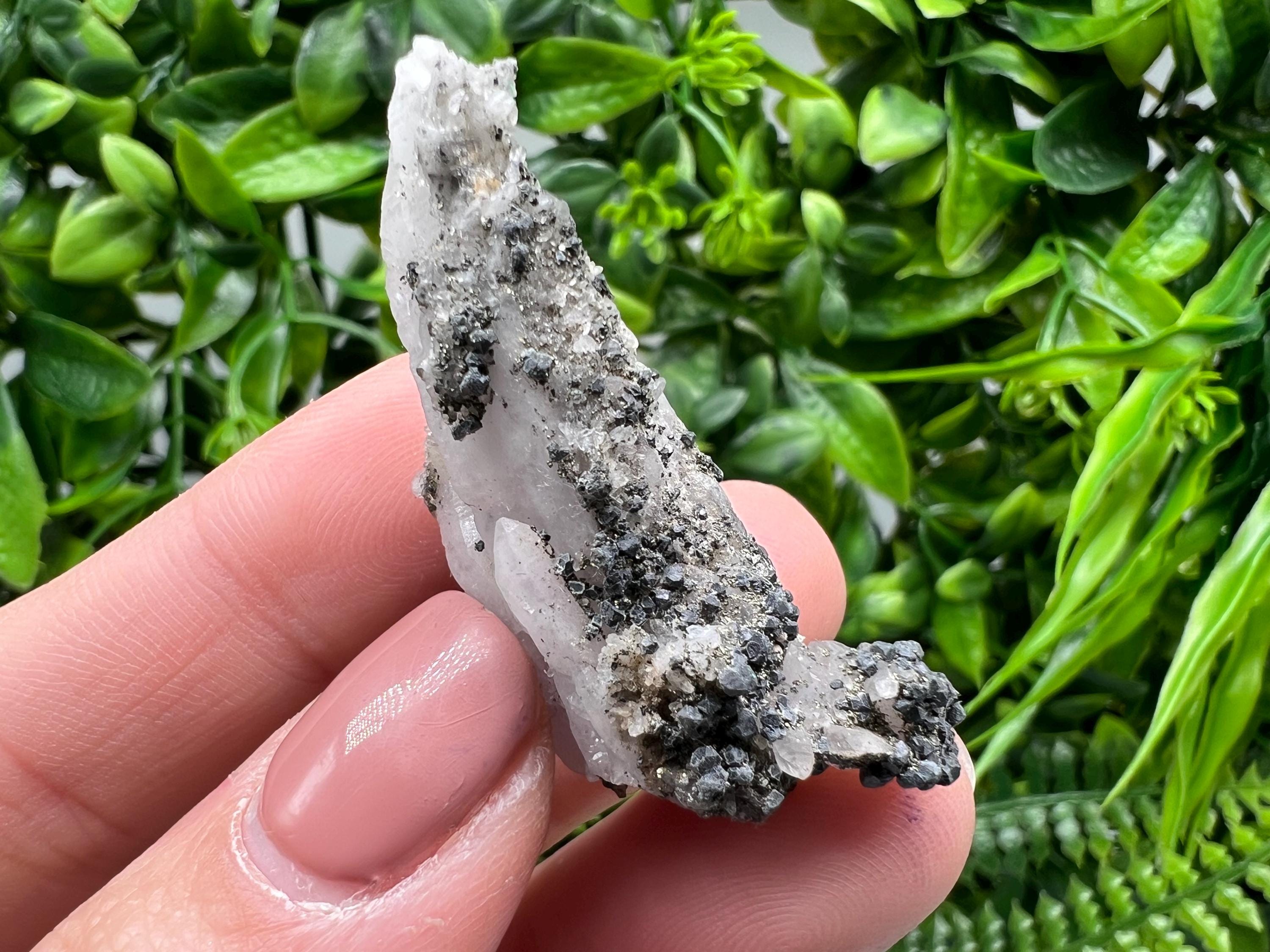 Amethyst Phantom Quartz with Chalcedony and Chlorite - Djurcovo Laki, Bulgaria