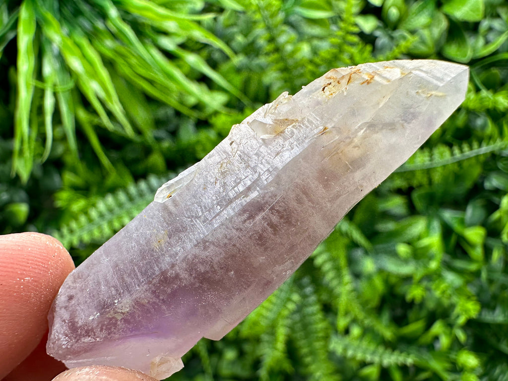 Phantom Amethyst Crystal Specimen with Cerussite
