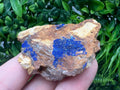 Azurite Malachite Mineral Specimen: Moroccan Blue-Green Crystal, Home Decor