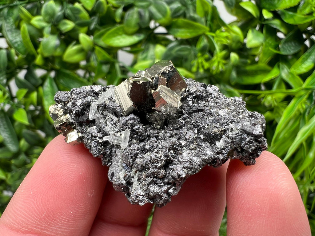 Pyrite Galena Sphalerite Quartz Specimen: Borieva Mine Mineral Decor