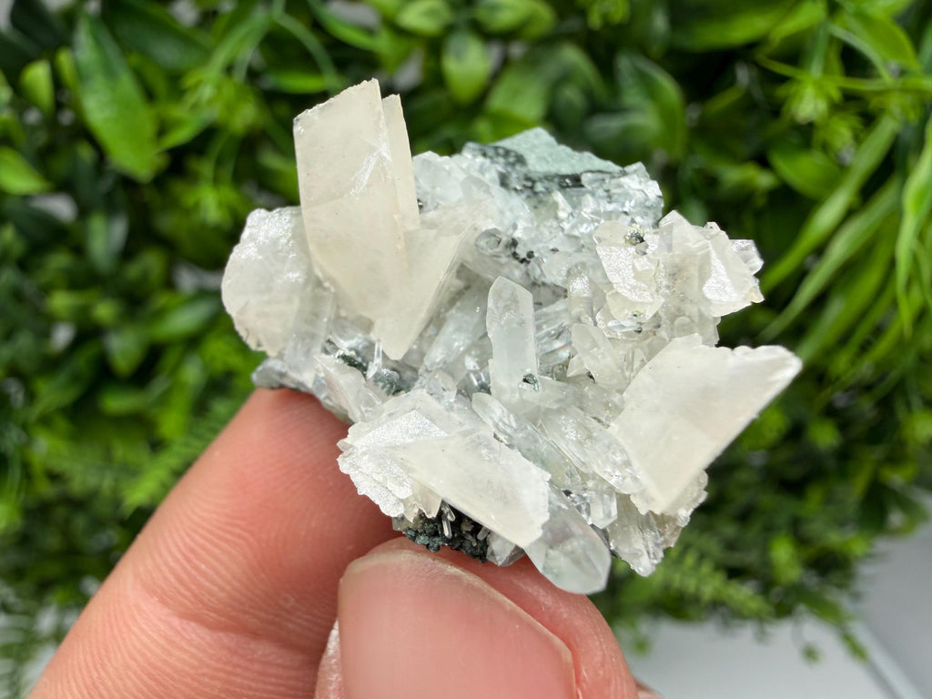 Wonderful Calcite,Quartz on Chlorite matrix,from Borieva mine,Madan,Bulgaria,natural collection mineral specimen,rare crystal,home decor