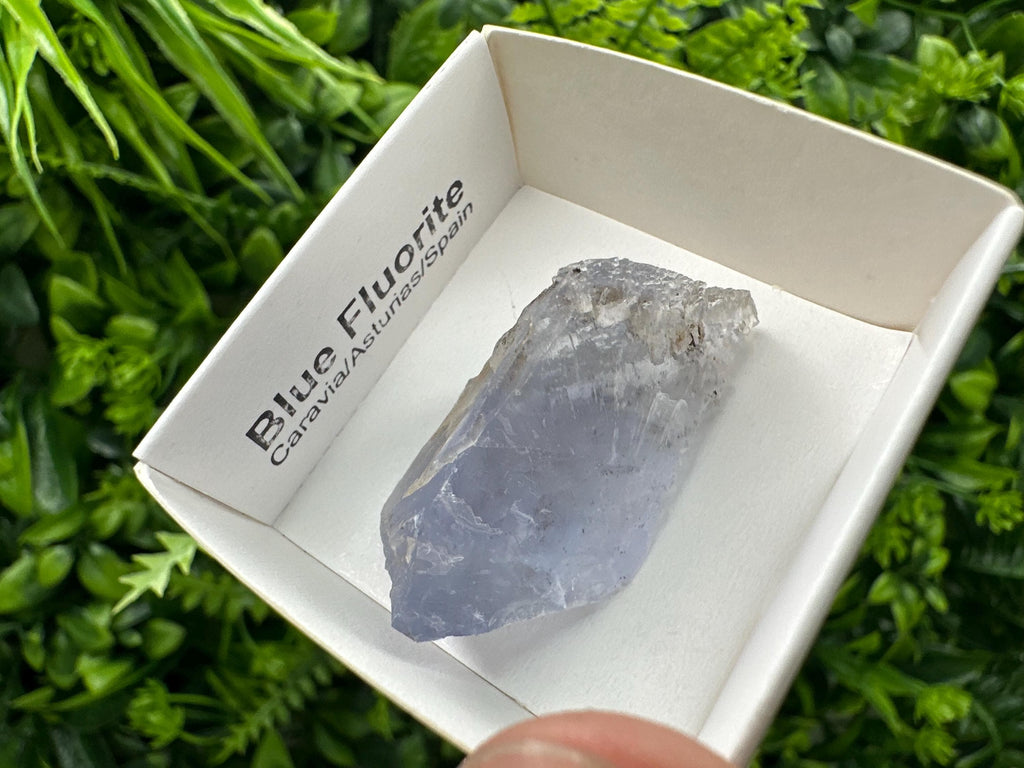 Blue Fluorite Mineral Specimen from Spain, Crystal Collection (4/2 cm)