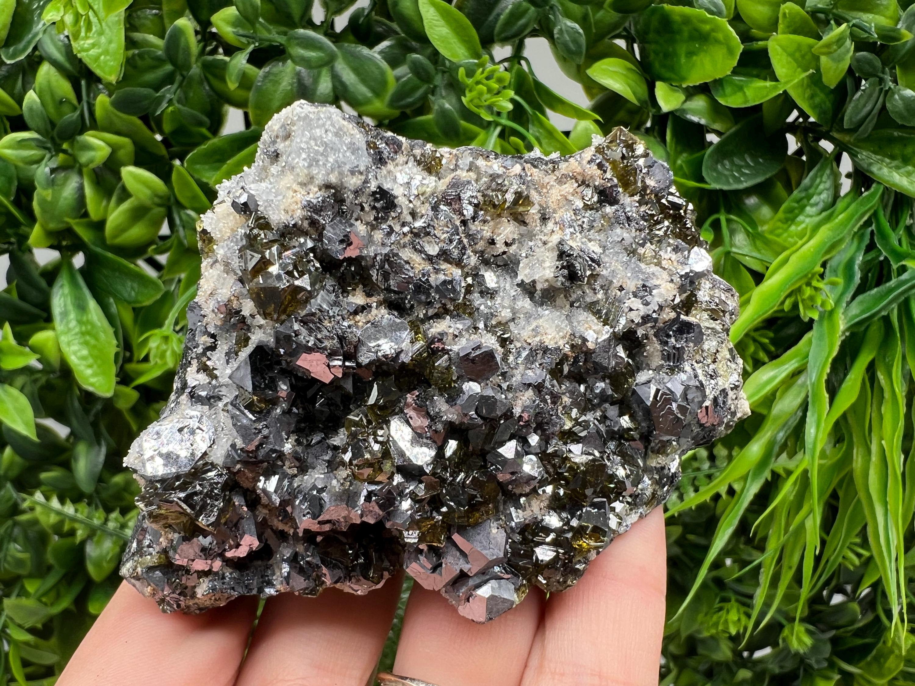 Galena Sphalerite Pyrite Mineral Specimen, Krushev dol Mine, Bulgaria