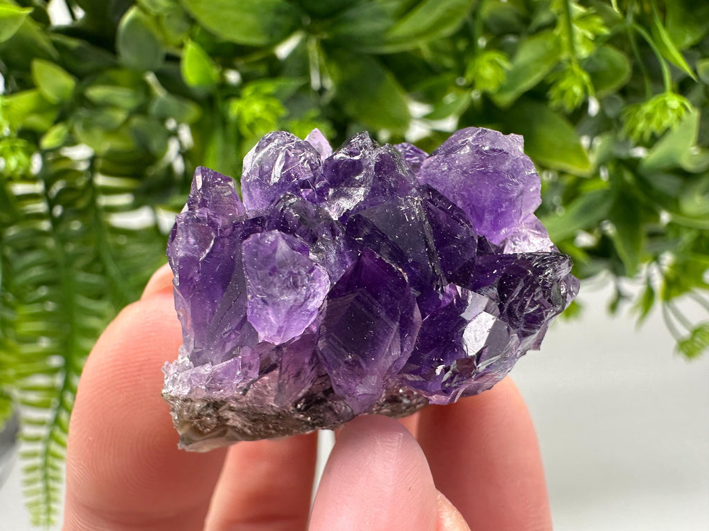 Uruguay Amethyst Crystal: Purple Quartz Home Decor, Energy Stone