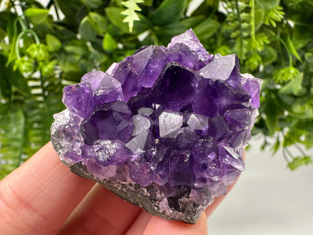 Uruguay Amethyst Crystal: Purple Quartz Home Decor, Energy Stone
