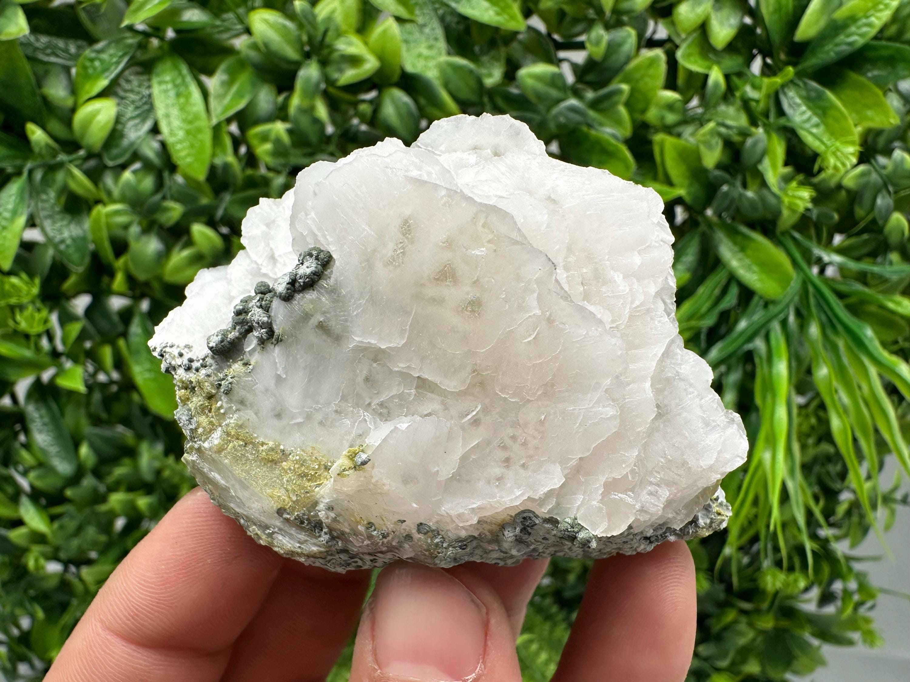 UV Mangano Calcite, Bulgaria Mineral Specimen, Home Decor Gift