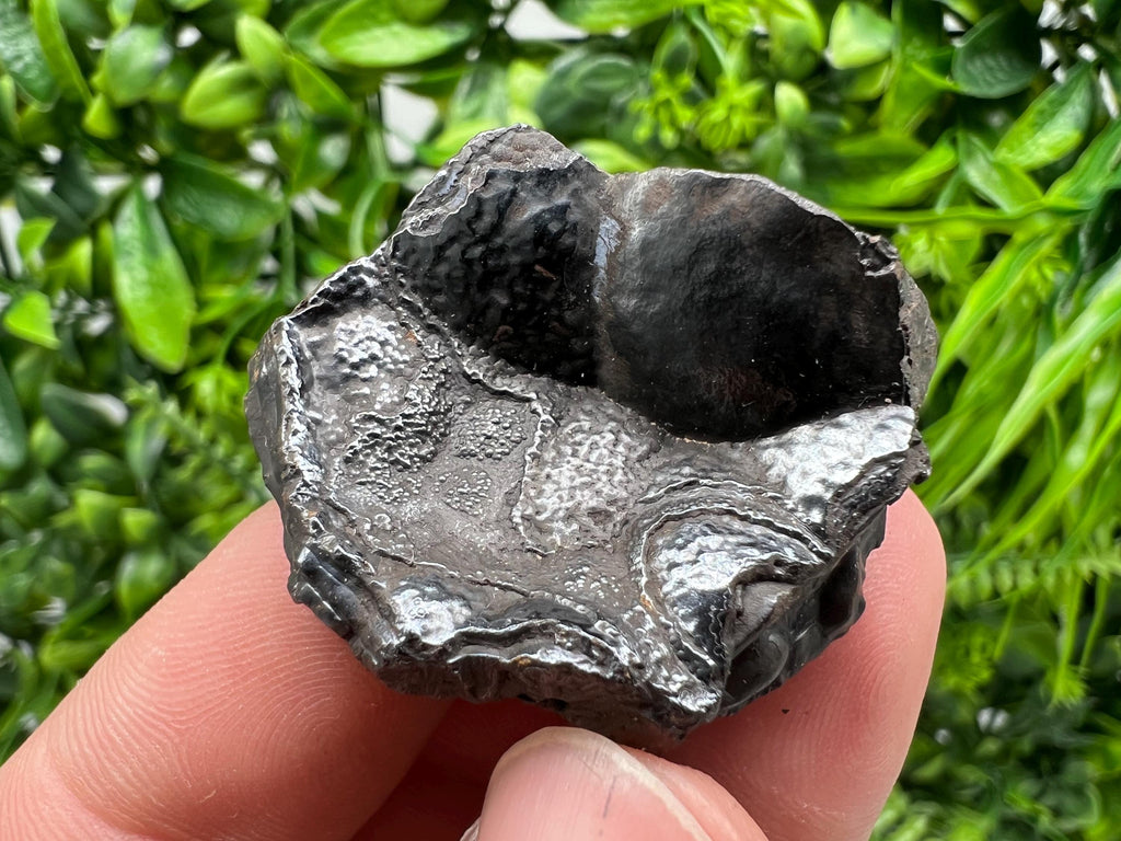 Moroccan Black Botryoidal Hematite Specimen: Chakra Reiki Crystal