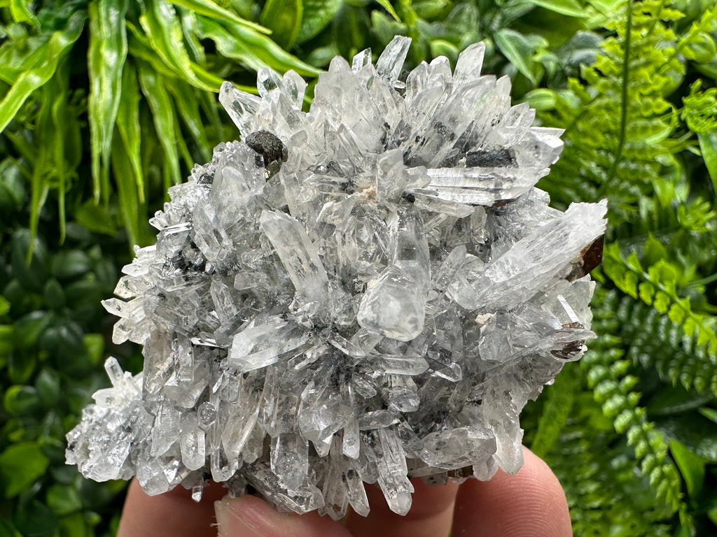 Pyrite Hematite Quartz Calcite Cluster Mineral Specimen