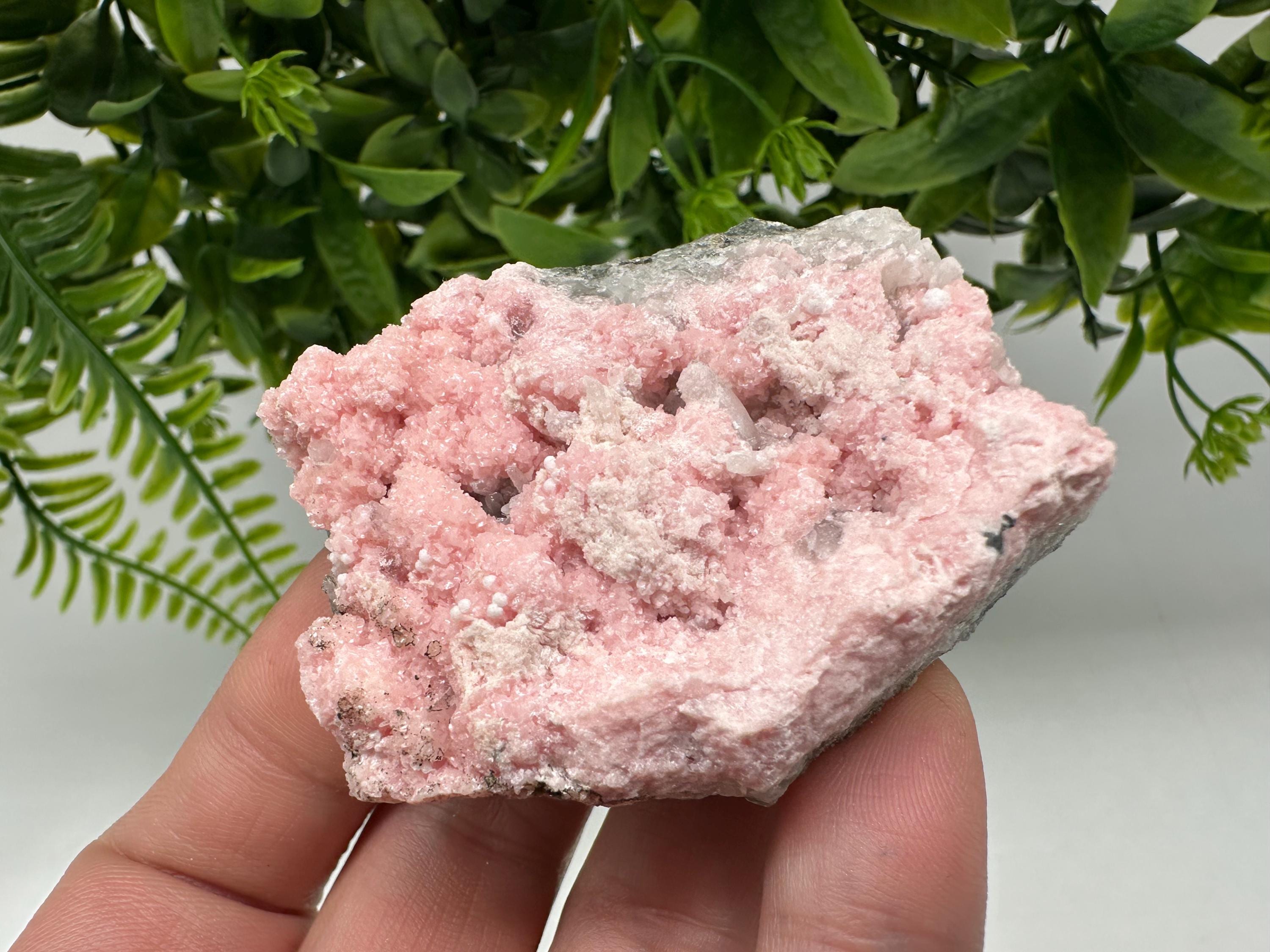Pink Rhodochrosite Crystal: Starnica Mine, Bulgaria, Home Decor
