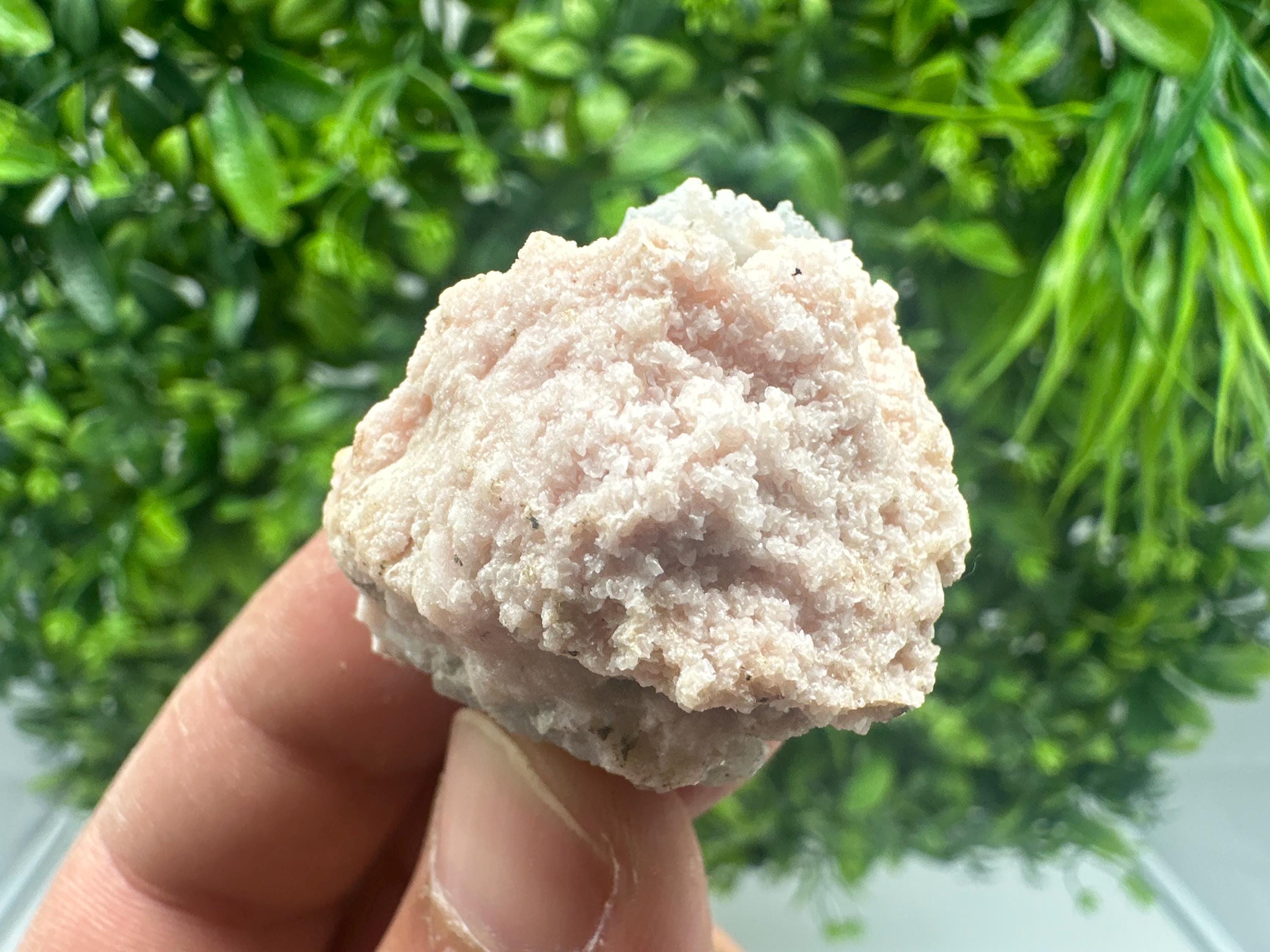 Rhodochrosite with Quartz Crystals: Starnica Mine, Bulgaria