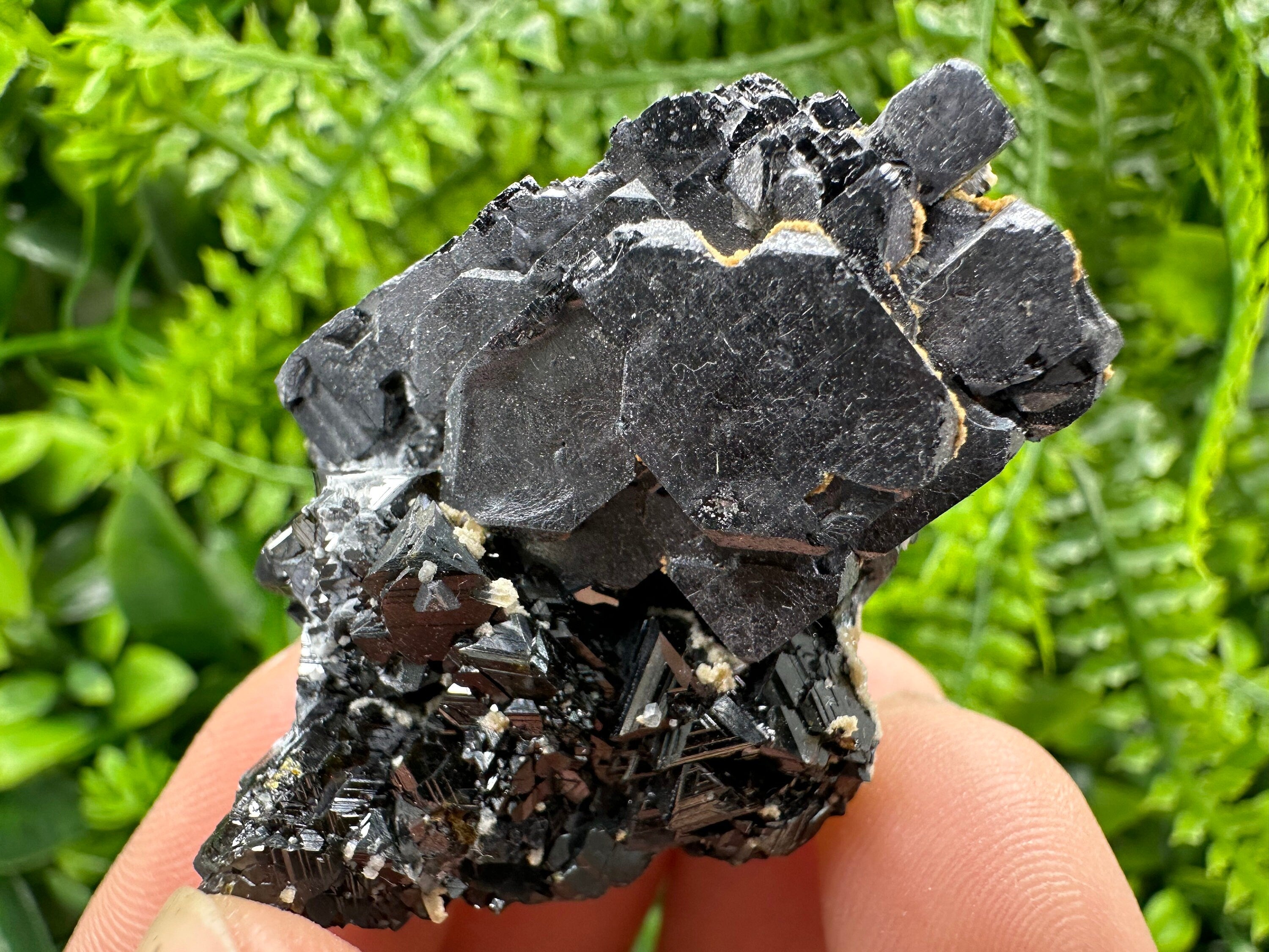 Skeletal Galena on Sphalerite, Natural Crystal Home Decor