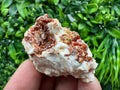 Red Vanadinite on Barite, Morocco Crystal Cluster