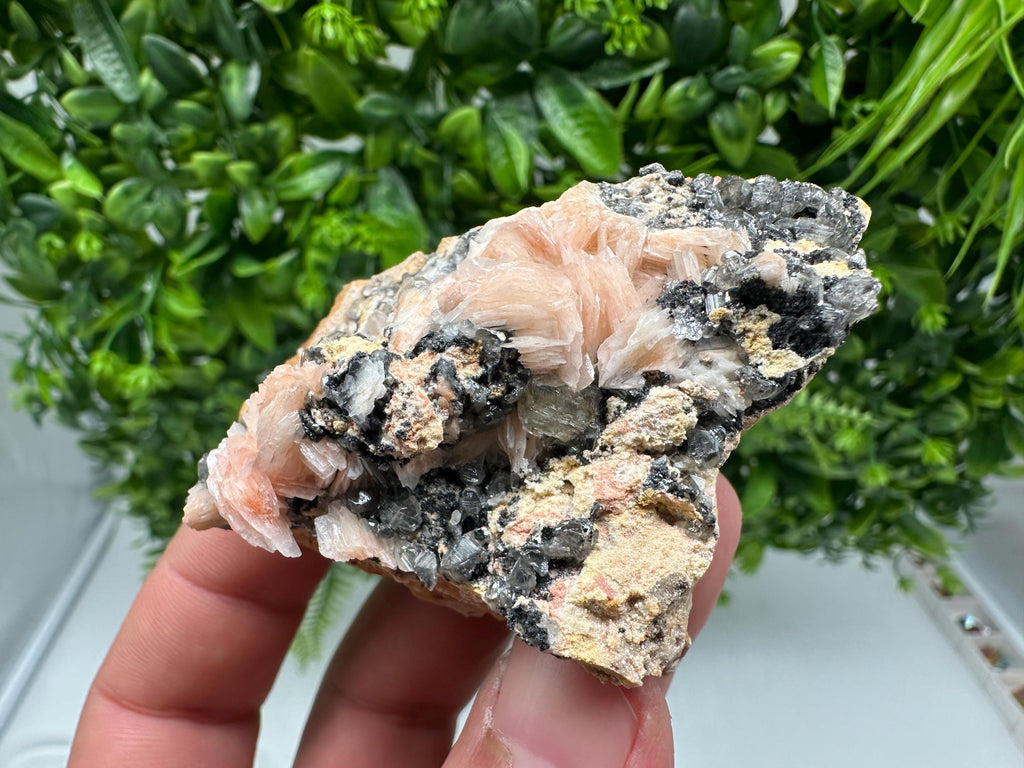 Wonderful Baryte with Cerussite on Galena from Morocco,Crystal, Mineral,Specimen,Cluster,Crystals,Barite Crystal,Cerussite Crystal,Specimen