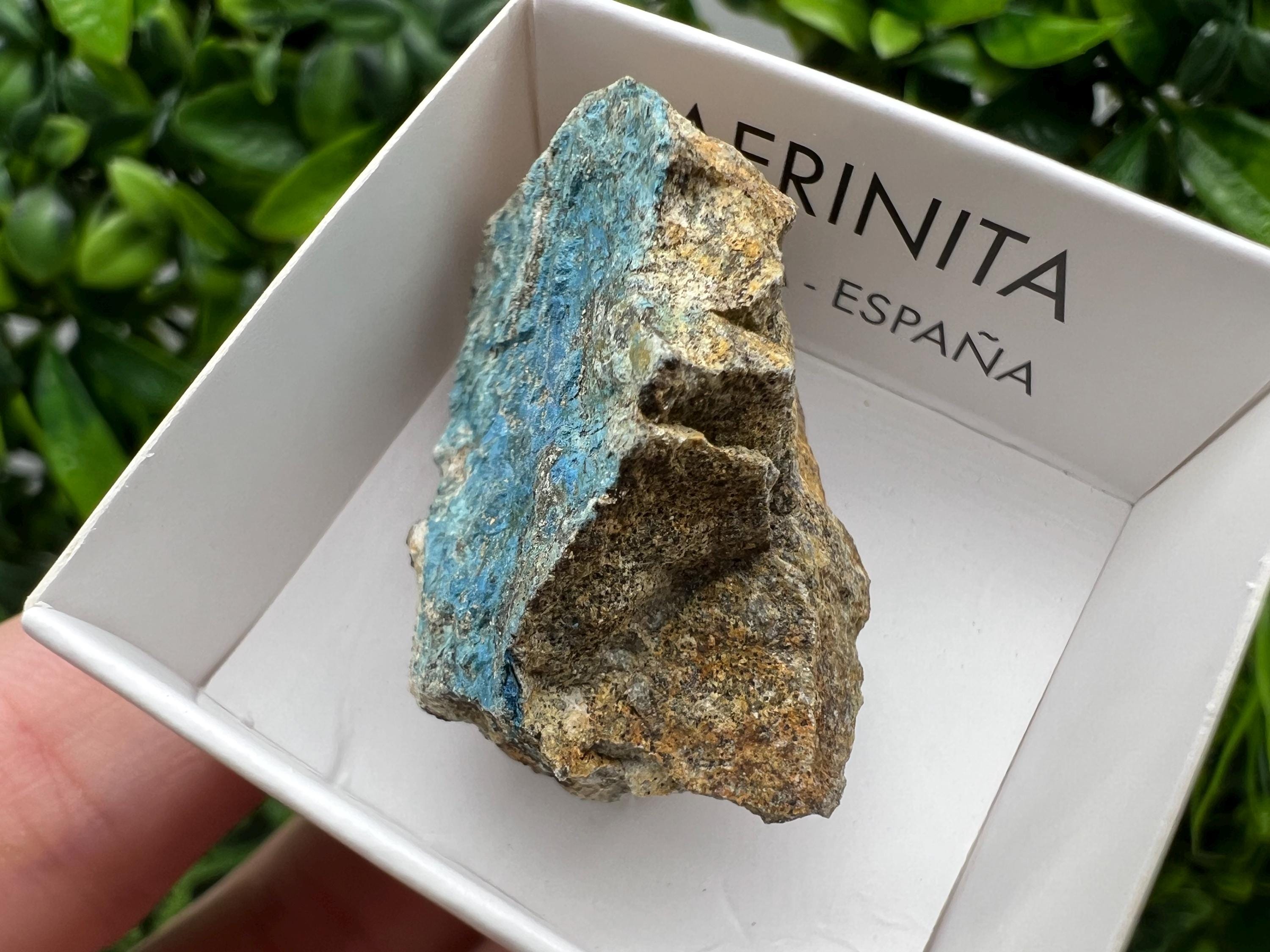 Rare Raw Aerinite Mineral Specimen: Lleida, Spain