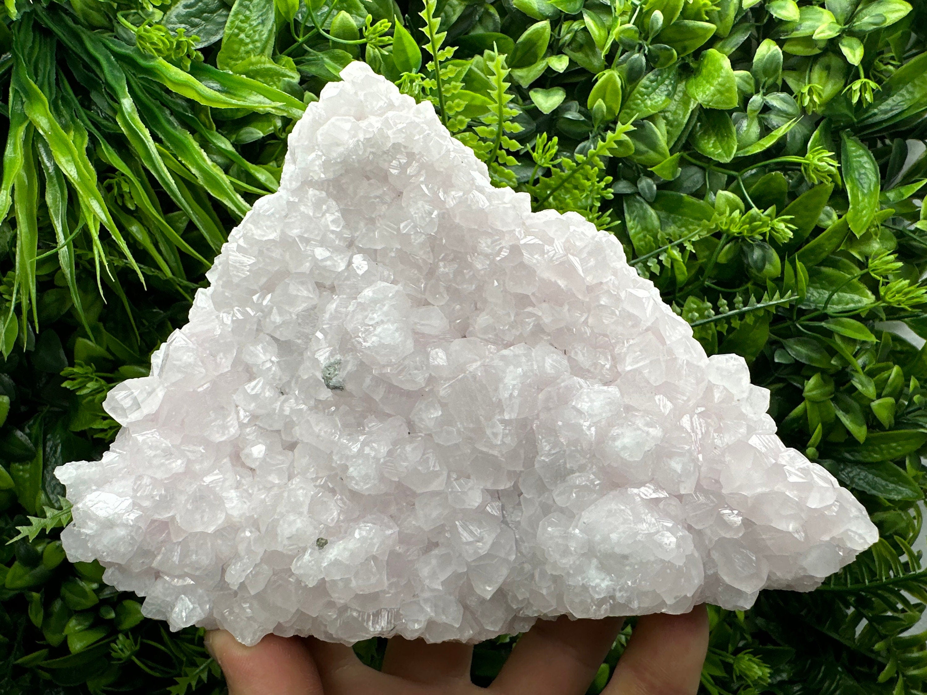Large UV Mangano Calcite Specimen: Pink Mineral Cluster