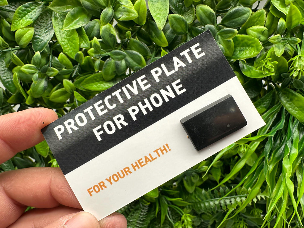 Shungite Phone Sticker, EMF Radiation Protection, Origin Russia