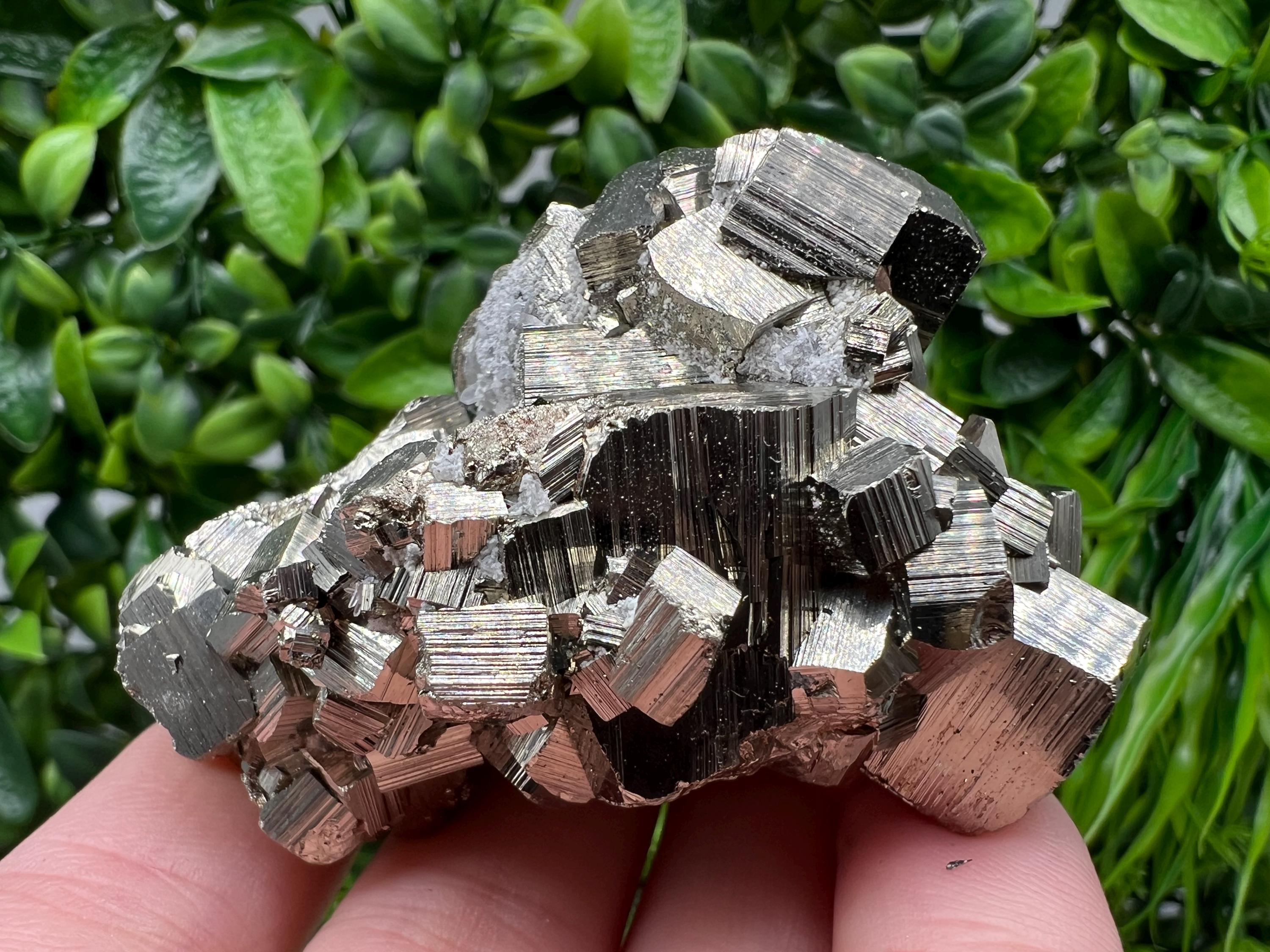 Rare Pyrite Crystal Cluster: Natural Minerals, Home Decor (Borieva Bulgaria)