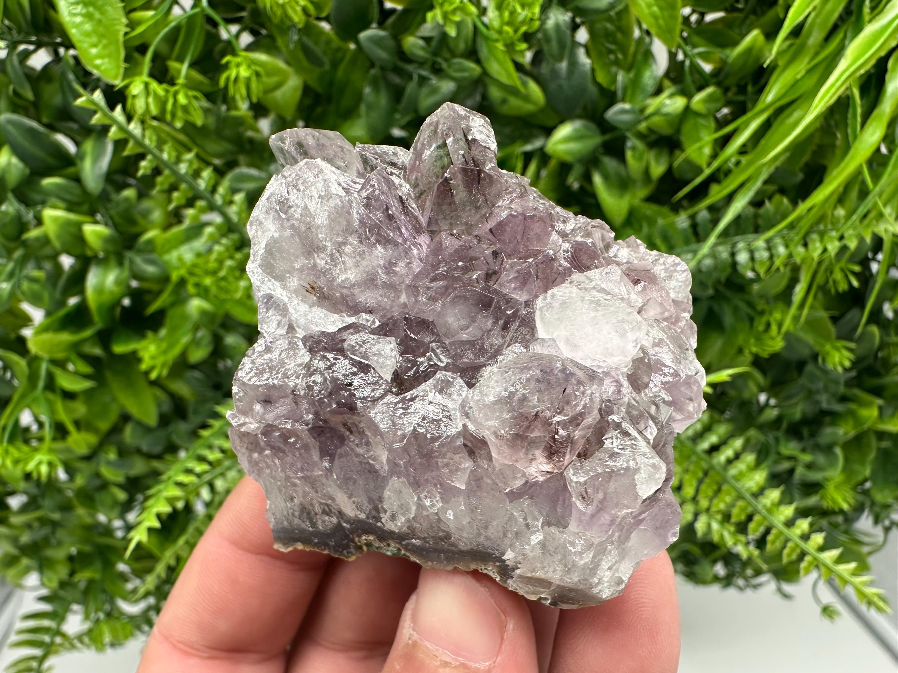 Brazilian Amethyst Crystal Cluster, Purple Quartz Specimen
