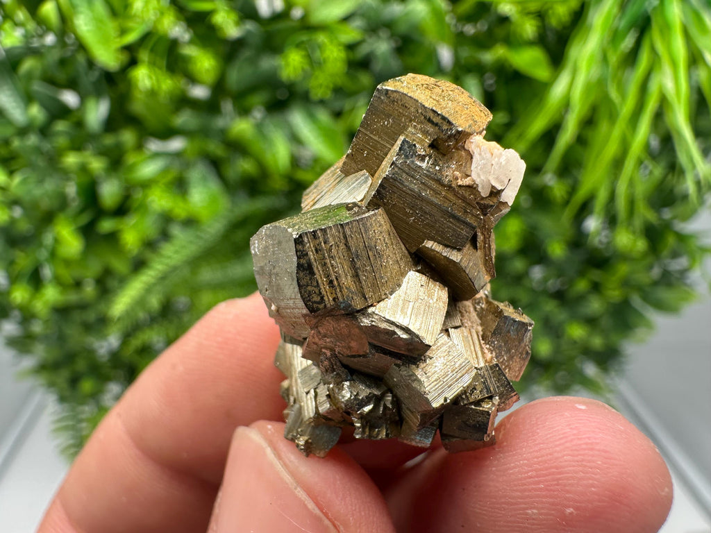 Wonderful Rainbow Pyrite whit Calcite,natural minerals souvenir Crystal,collection stone,rare minerals,home decor,Borieva Bulgaria
