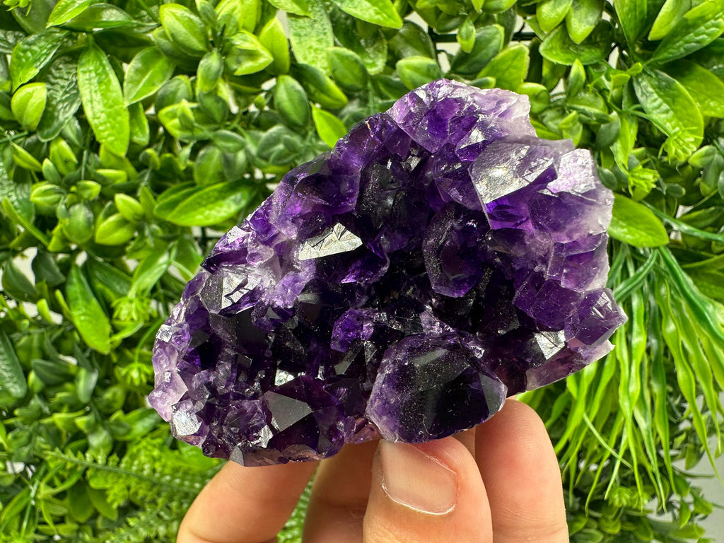 Uruguay Amethyst Crystal: Purple Quartz Home Decor, Energy Stone