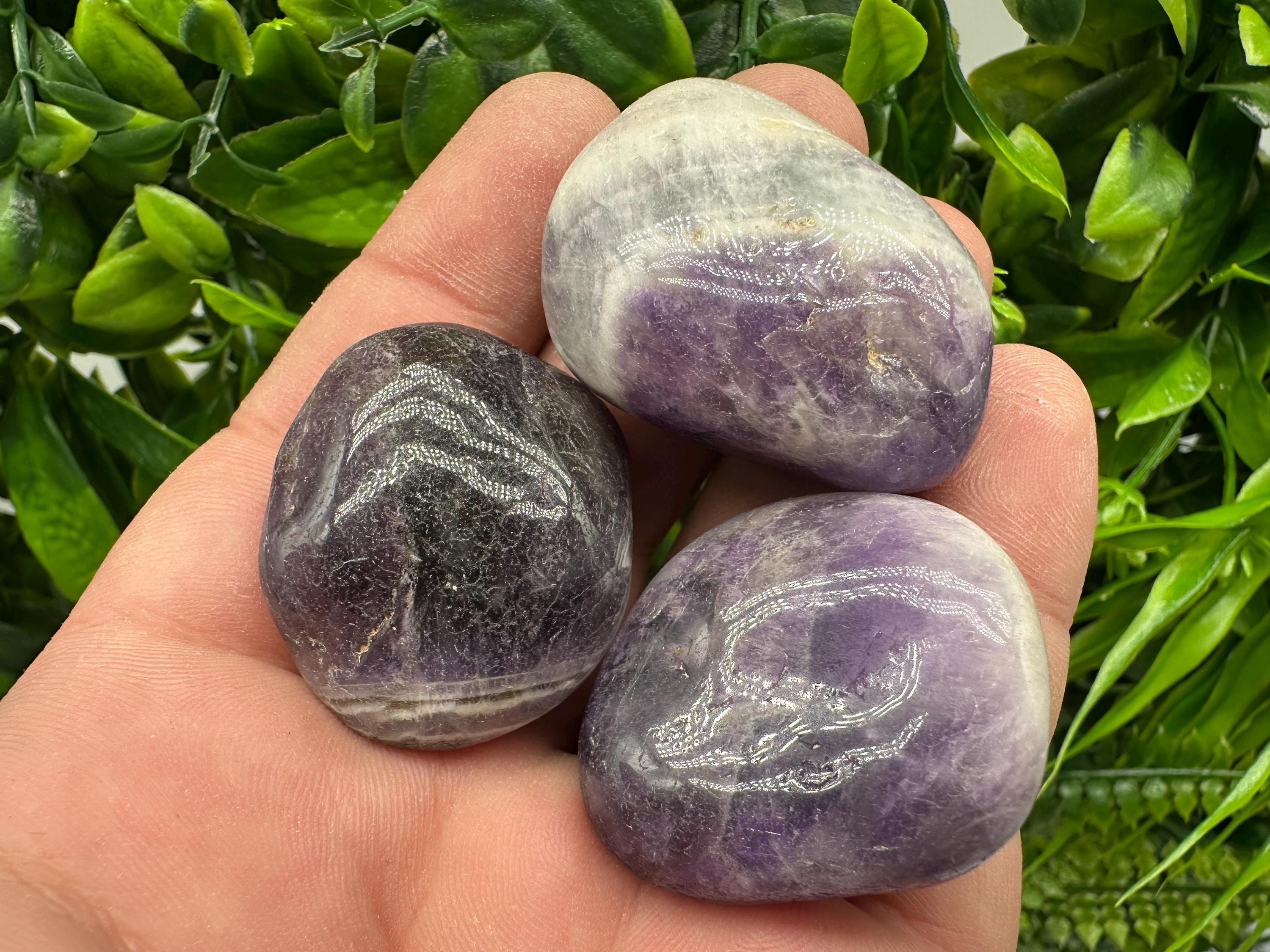 Amethyst Tumbled Stone: Healing Crystal, Zodiac Gemstone