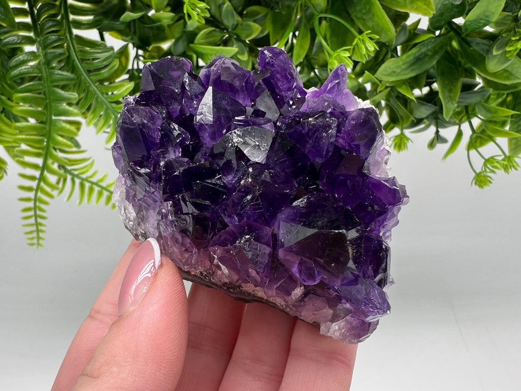 Uruguay Amethyst Crystal: Purple Quartz Home Decor, Energy Stone