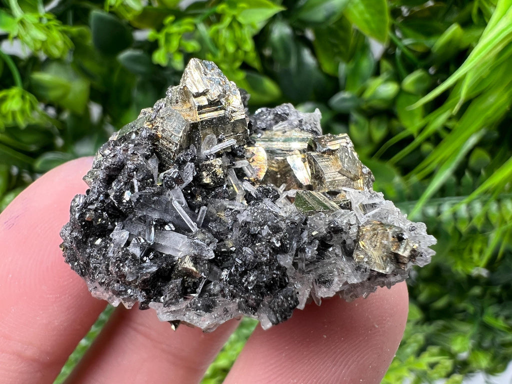 Stunning Pyrite on Quartz,Calcite from Borieva mine,Madan,Bulgaria,natural,collectible mineral specimen,home decor stone,collection crystal