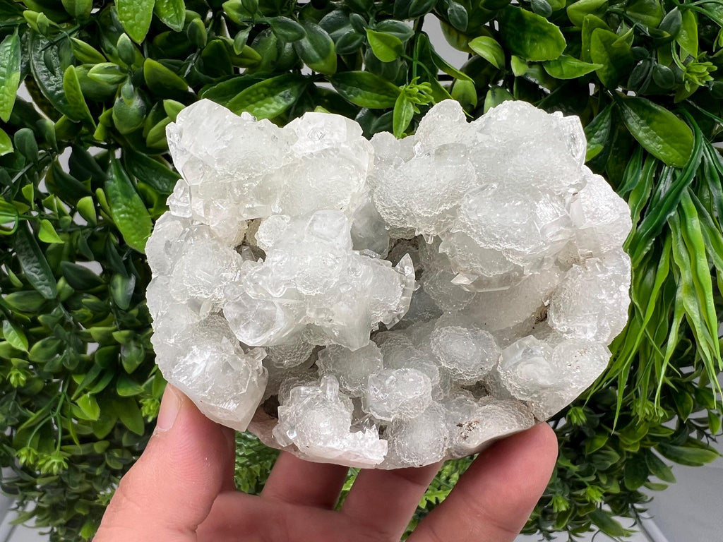 Apophyllite Stilbite Chalcedony Specimen: India Minerals Collection