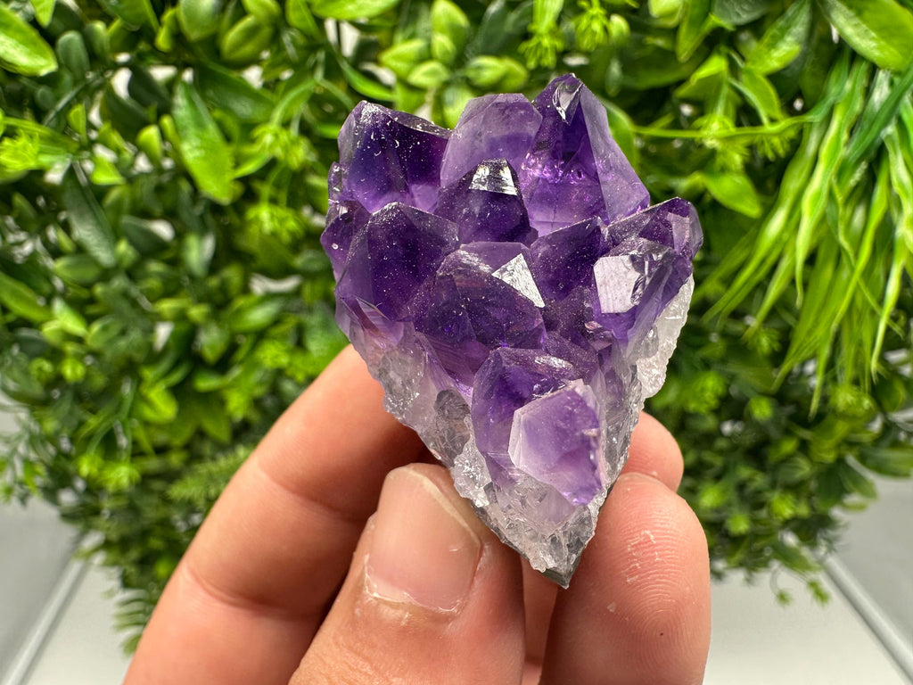 Uruguay Amethyst Cluster, Purple Quartz Crystal, Home Decor
