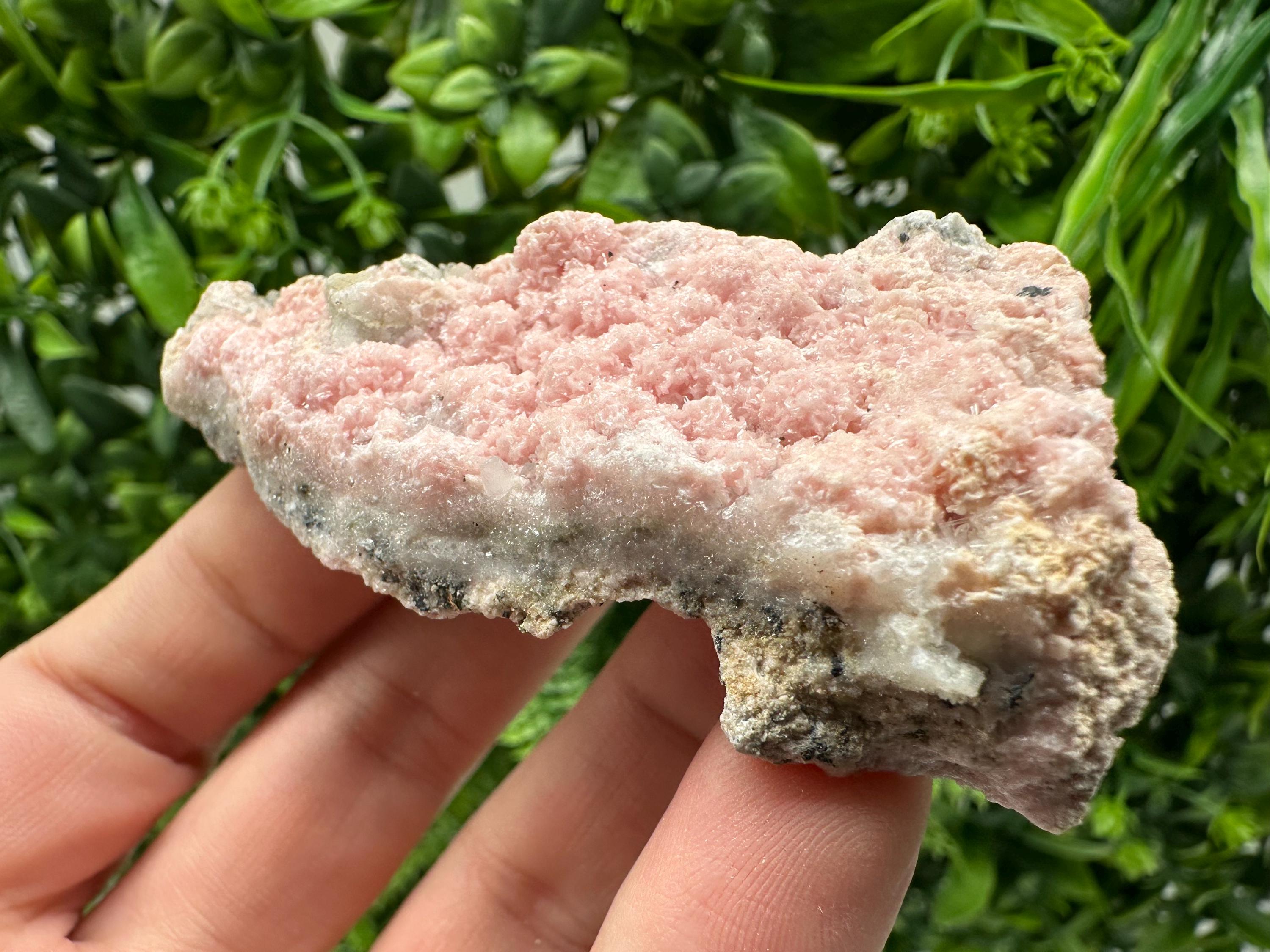 Pink Rhodochrosite Crystal: Starnica Mine, Bulgaria, Home Decor