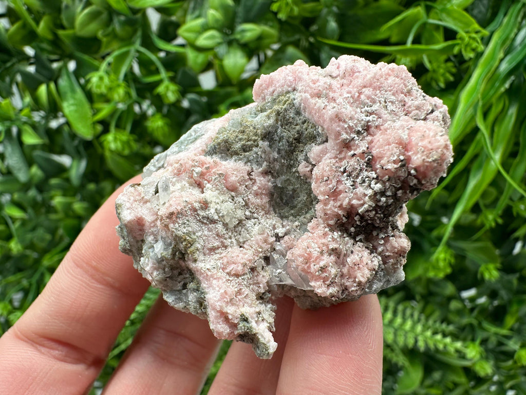 Pink Rhodochrosite Crystal: Starnica Mine, Bulgaria, Home Decor
