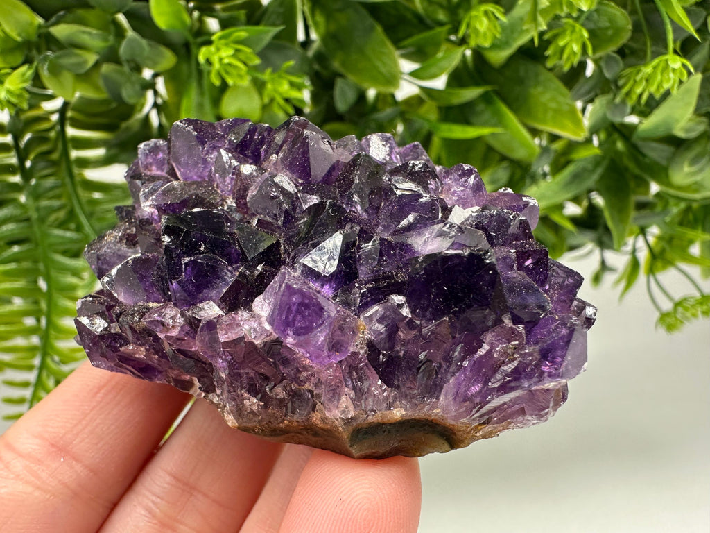 Uruguay Amethyst Crystal: Purple Quartz Home Decor, Energy Stone