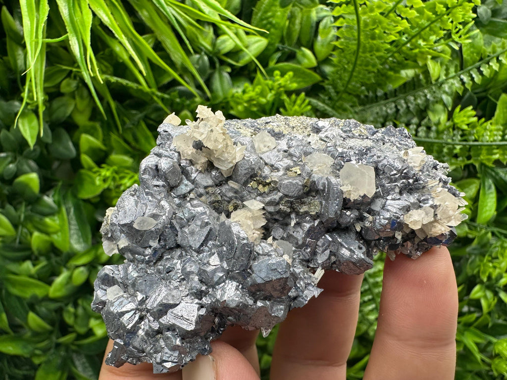 Galena Spinel with Quartz Calcite, Borieva Bulgaria Mineral Specimen
