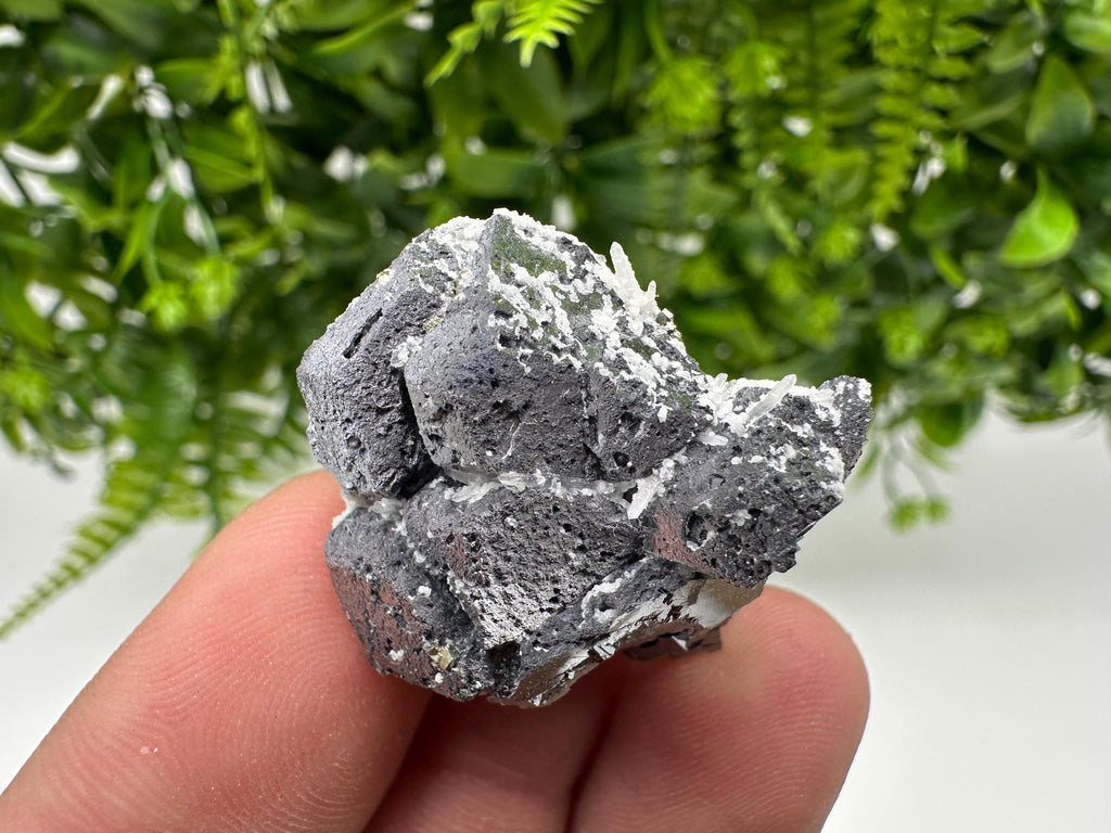 Skeletal Galena on Quartz, Bulgaria Mineral Specimen