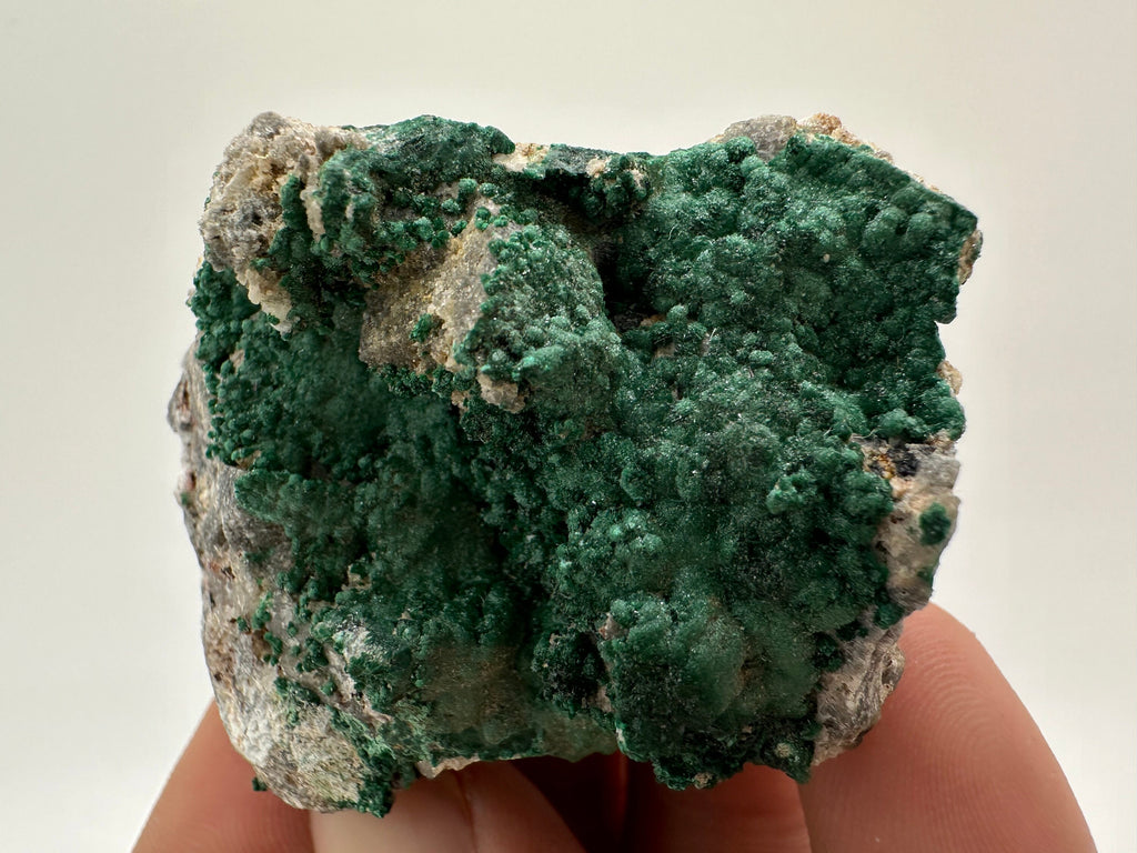 Green Polished Malachite Crystal from Congo, Mineral Specimen