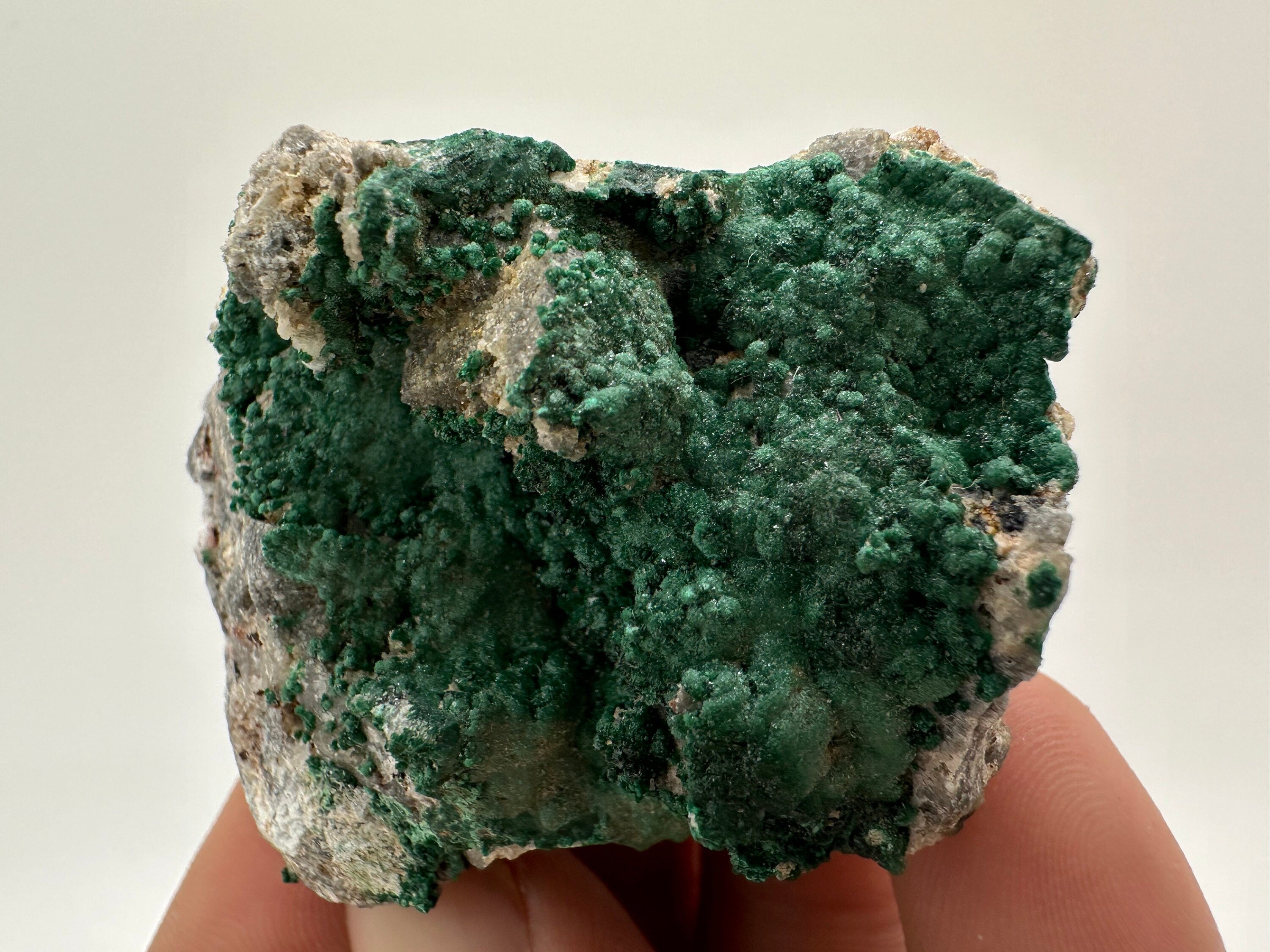 Green Polished Malachite Crystal from Congo, Mineral Specimen