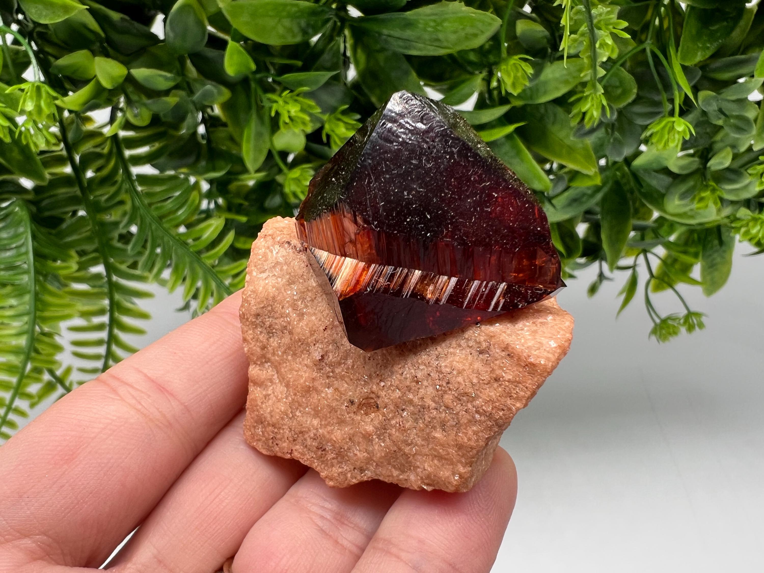 Orange-Brown Arcanite Mineral Specimen, Santa Ana Tin Mine