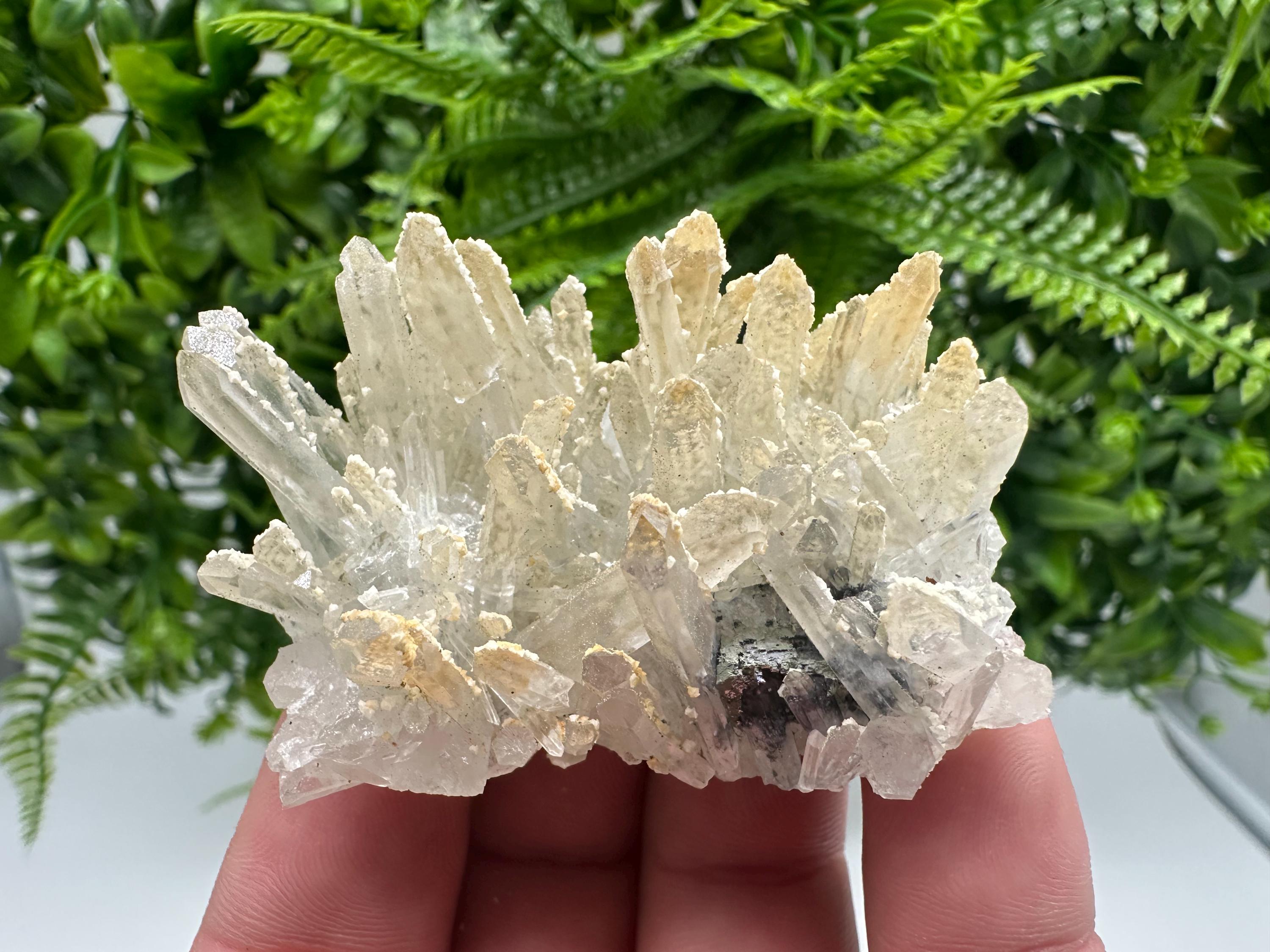 Quartz with Calcite Mineral Specimen, Krushev dol Mine, Bulgaria